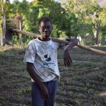 Farmer’s boy at work. This part of the valley is very fertile and many different crops can be cultivated.